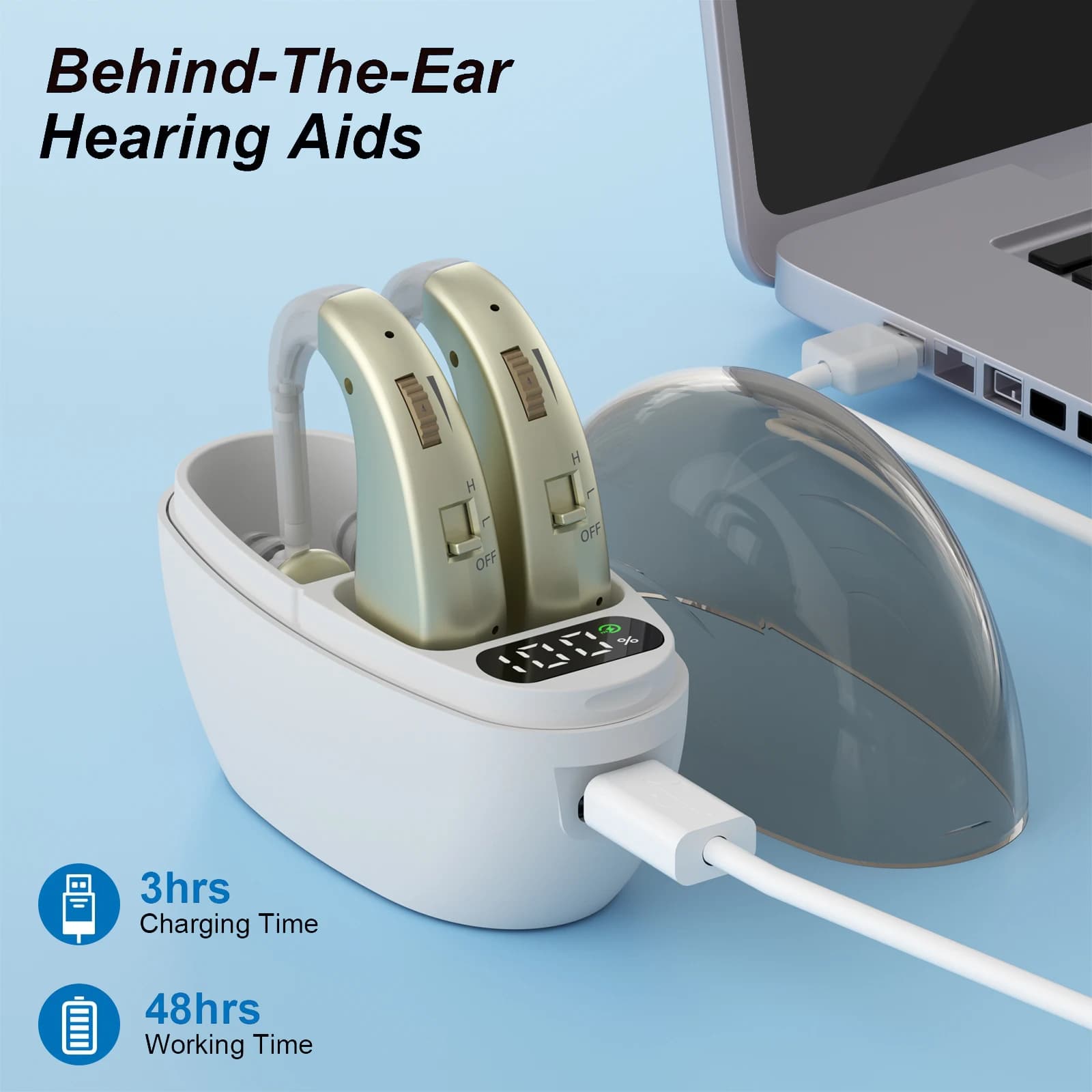 Auxiliary Sound Amplifier Headphones
