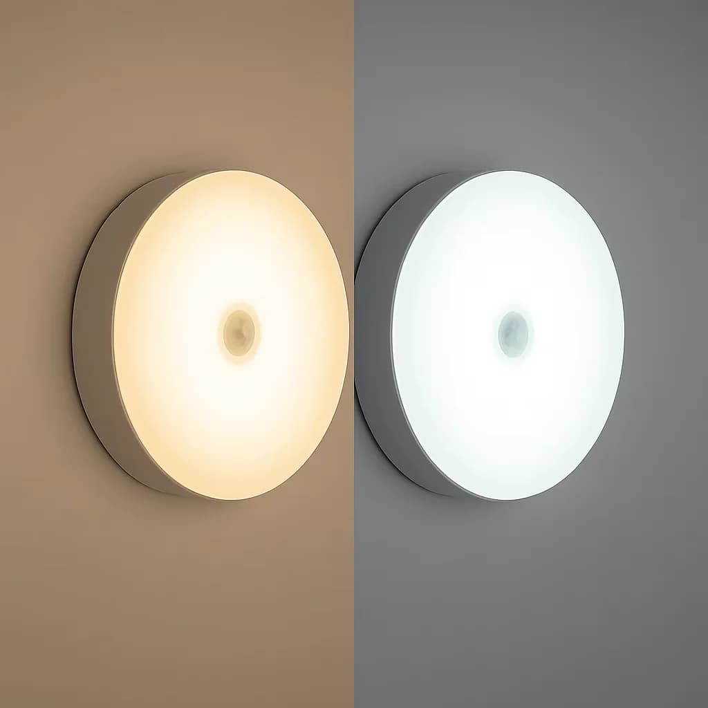 LED Night Light Smart Human Body Sensor with Digital Sensor Head Magnetic Suction Wireless-Use Eye Protect Night Lamp
