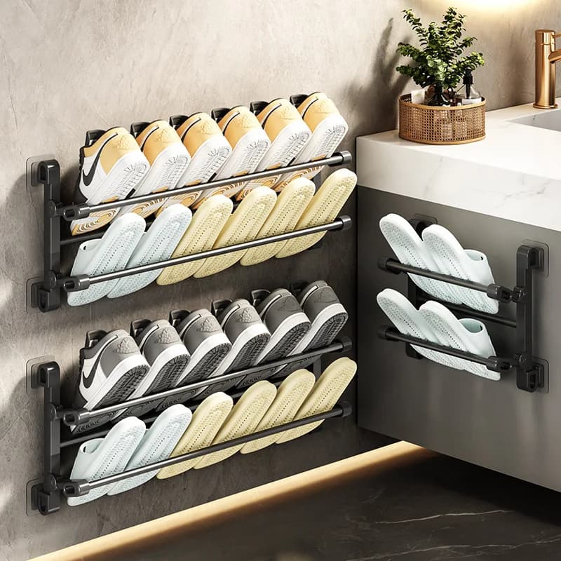 Wall Mount Shoe Rack