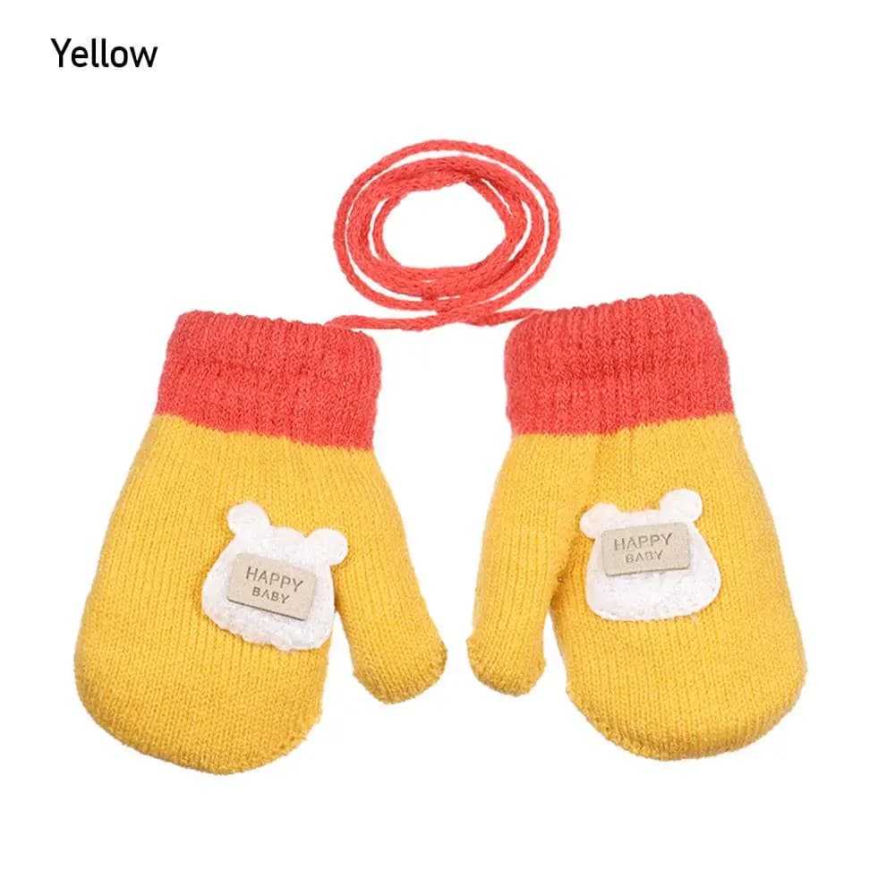 Toddler Winter Knitted Mittens