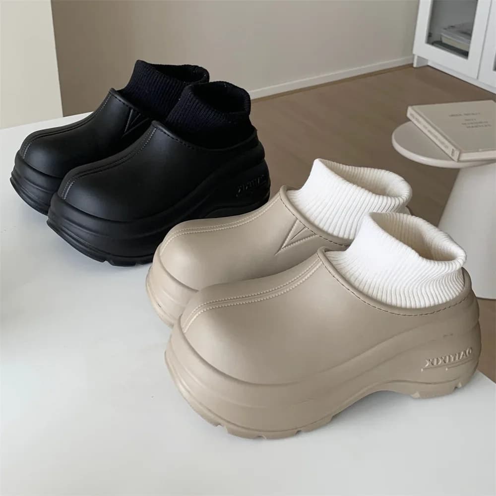 Women's Waterproof Padded Winter Short Boots