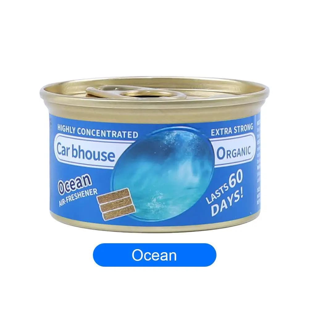 Organic Bubble Gum Scent Car Air Freshener Can