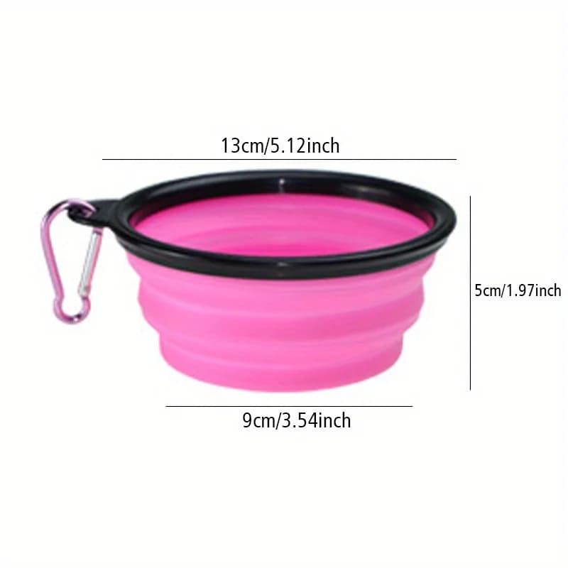 Collapsible Silicone Dog Bowl