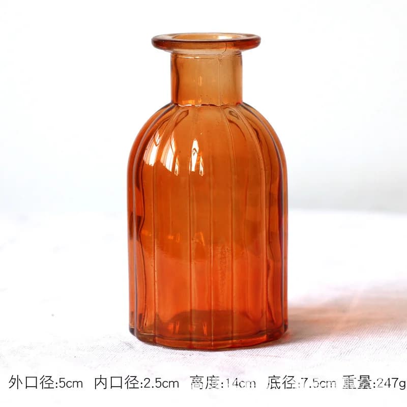 Glass Flower Vase for Table Decor