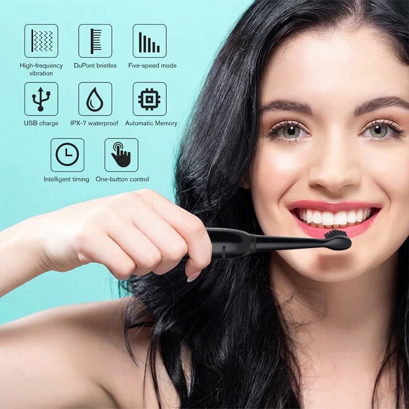 Electric Toothbrush USB Rechargeable IPX7 Waterproof