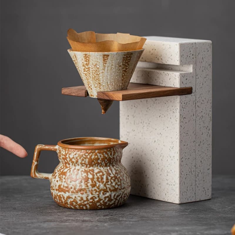 Coffee Cup New Fashion Exquisite High Sense Retro Style Hand Brewed Coffee Cup Tableware Drinkware Home Decoration