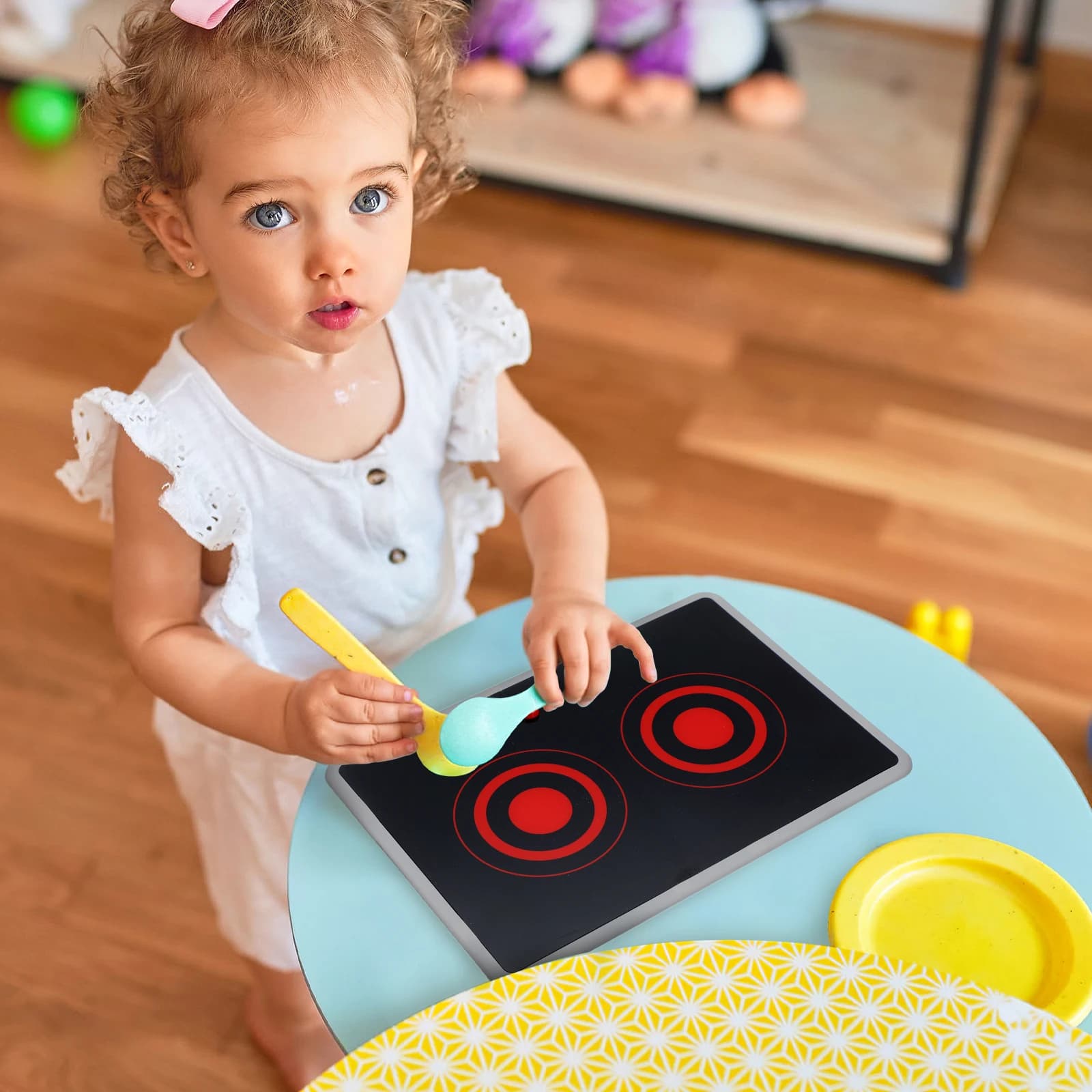 Kids Play Induction Stove Toy With Sound and Light