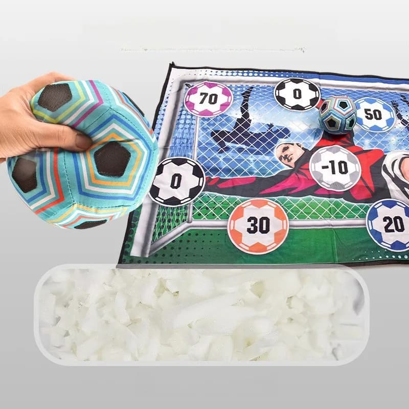 Soccer Game Mat Set With Sticky Ball