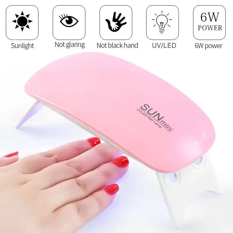 Professional Gel Nail Kit with LED Lamp and Drill