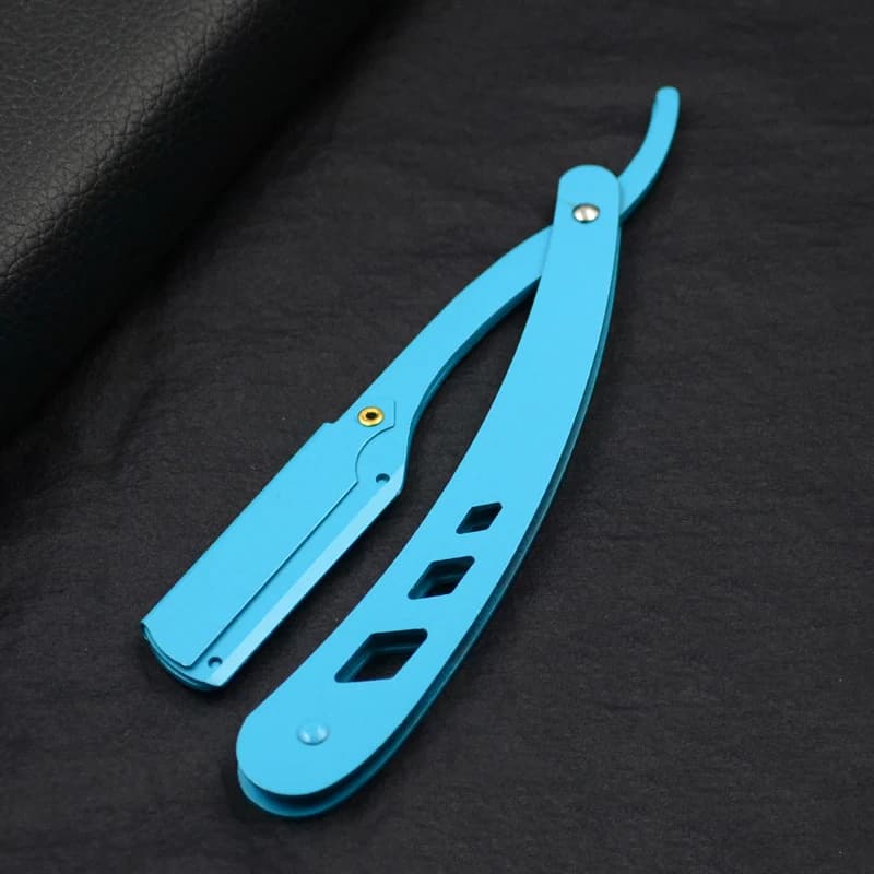 Antique Black Folding Straight Razor Holder