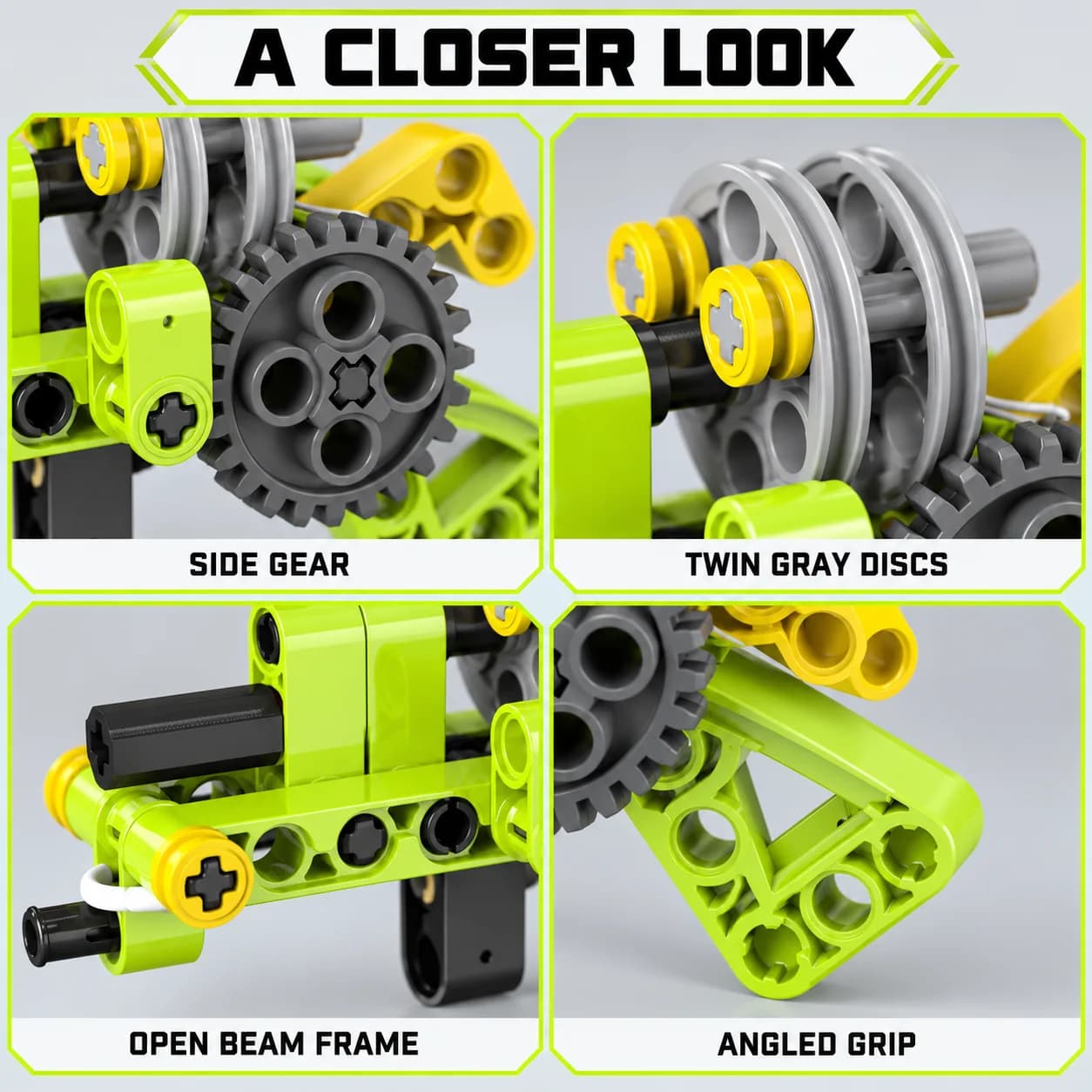 Mechanical Gear Assembly Building Kit