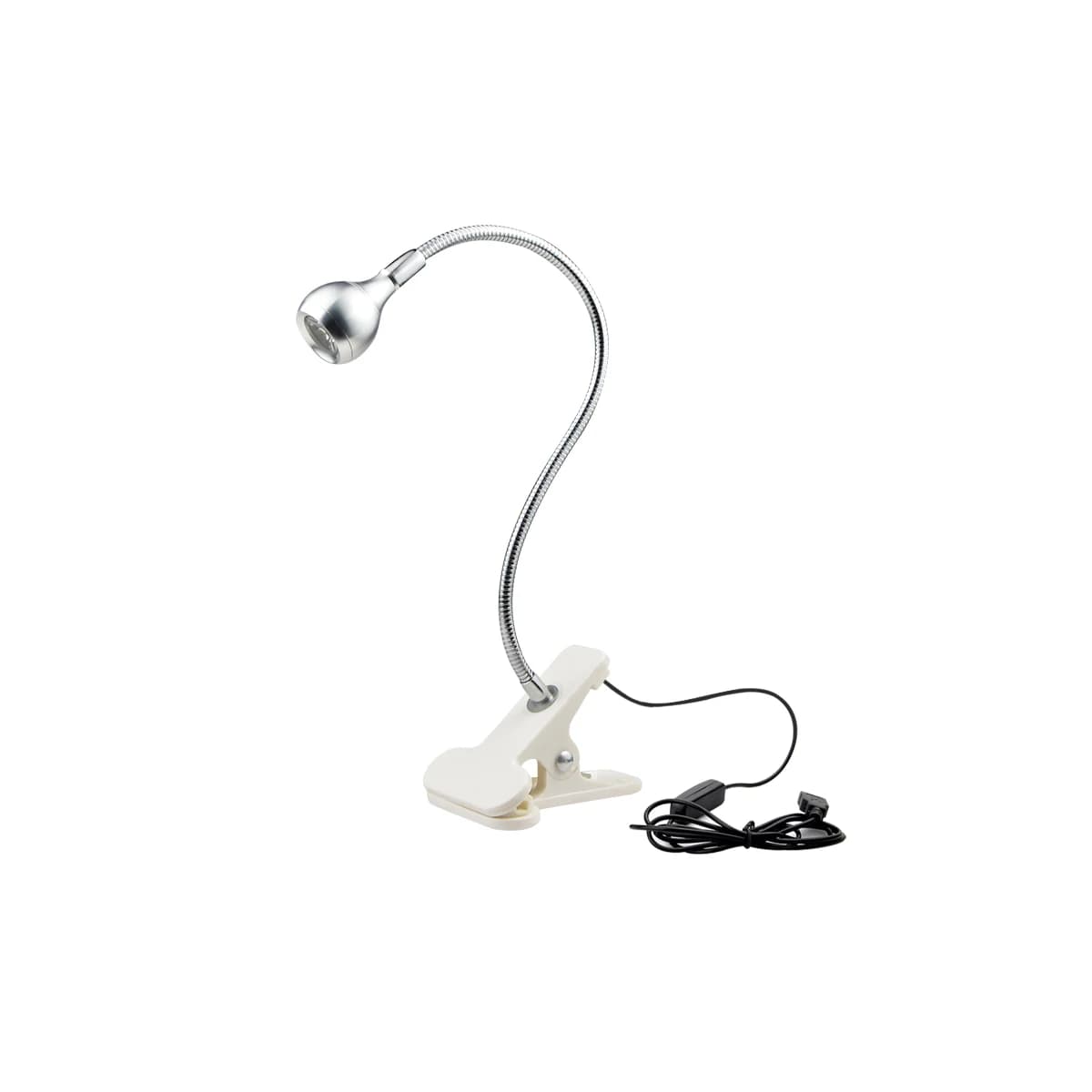 USB Clip Reading Lamp with Flexible Gooseneck