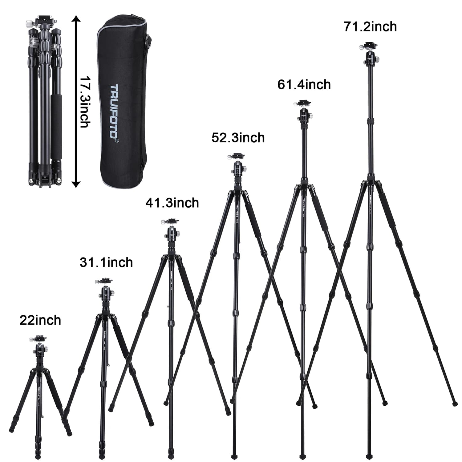 Travel Tripod for Camera DSLR Aluminum
