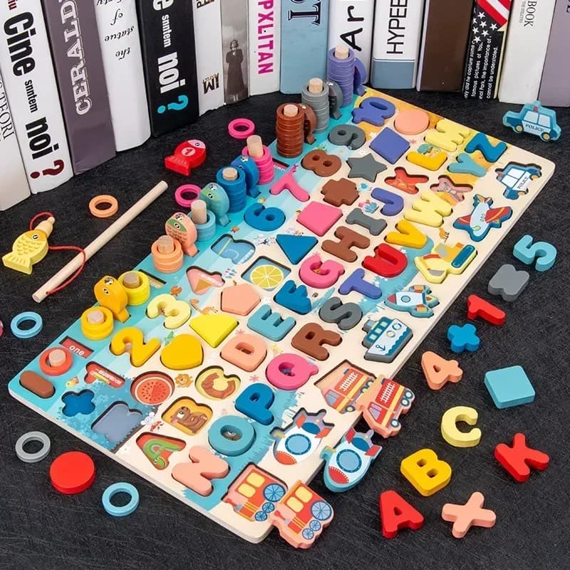Montessori Puzzle Board Learning Toy