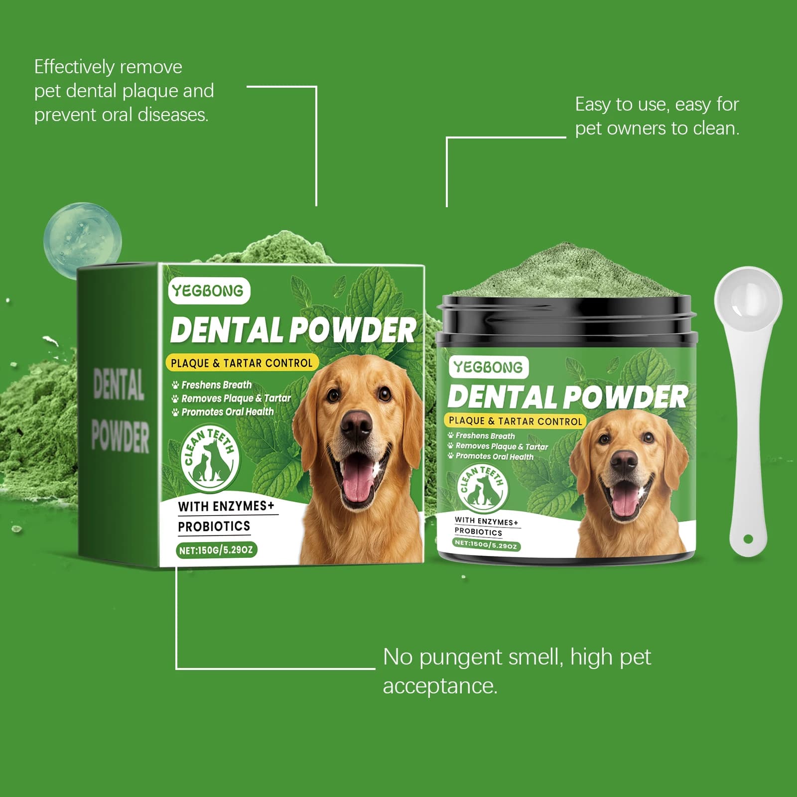 Dog Tooth Cleaning Powder