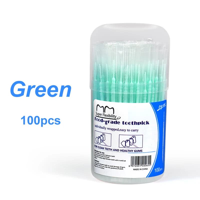 Disposable Double-Ended Dental Floss Toothpicks