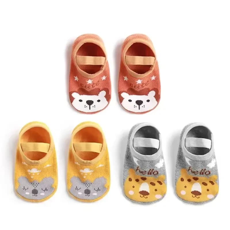 Kids Non-Skid Toddler Socks with Grip Sole