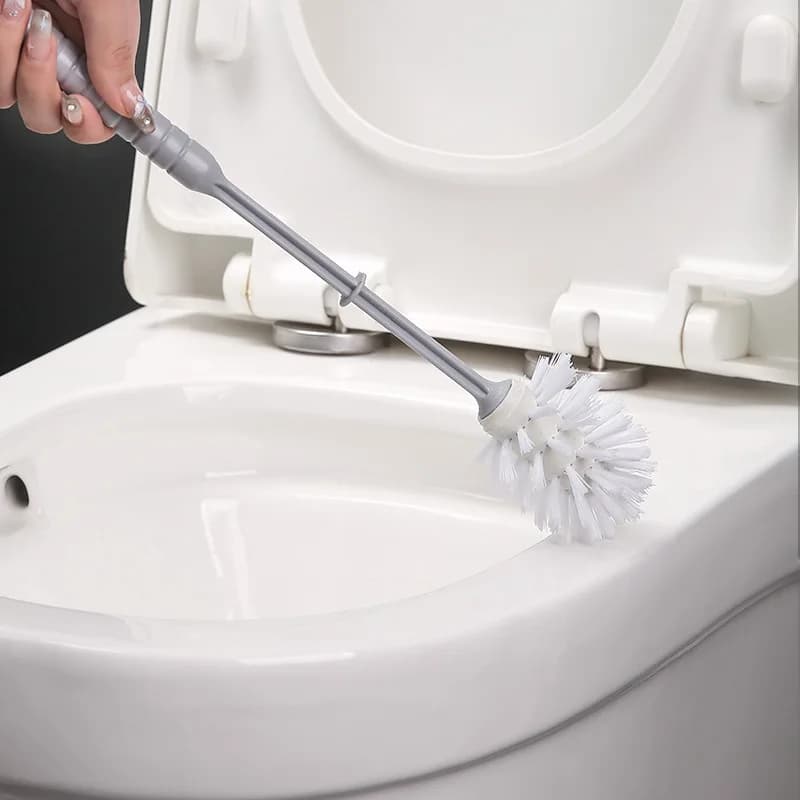 Long Handle Toilet Brush with Stain Removal