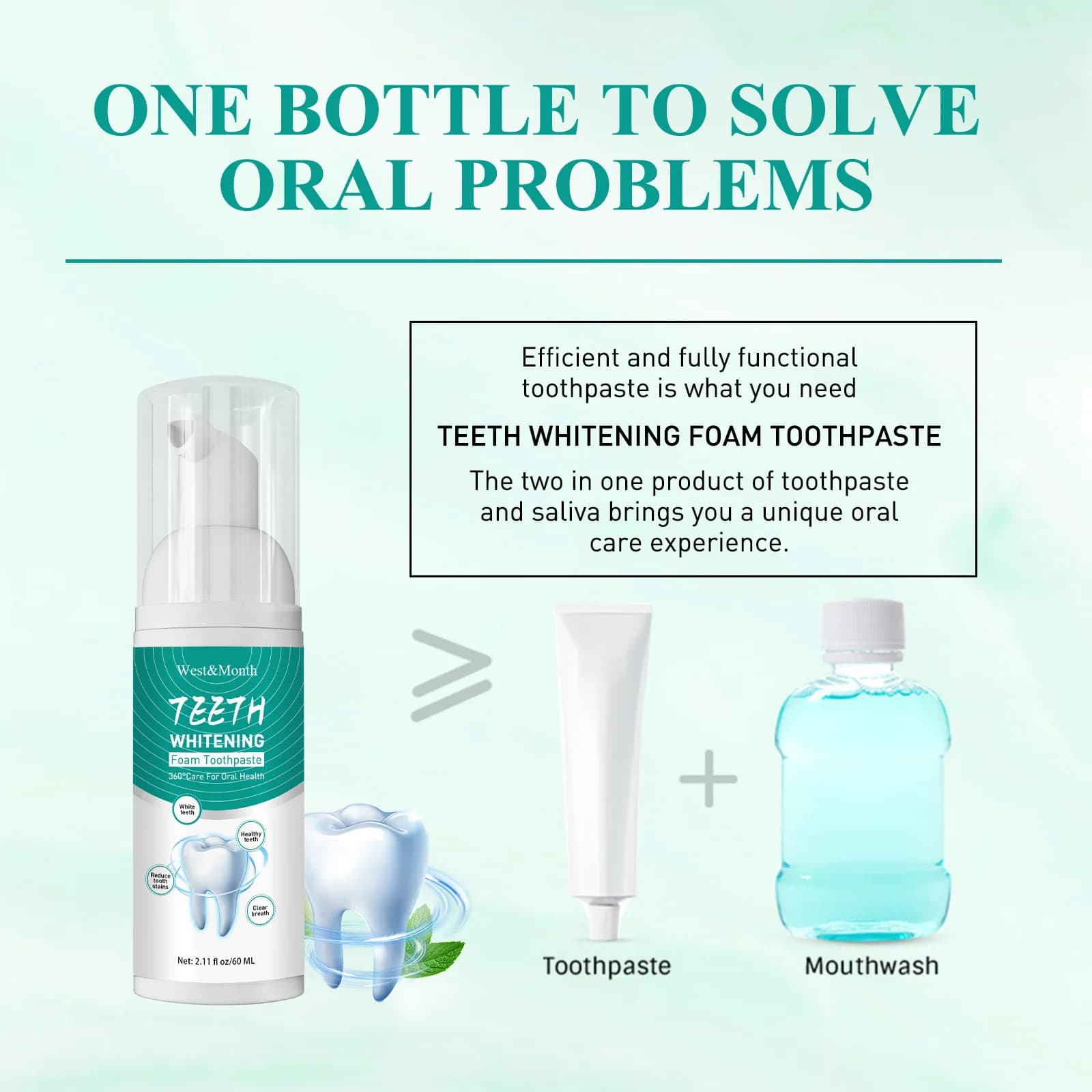 Whitening Foam Toothpaste Mousse