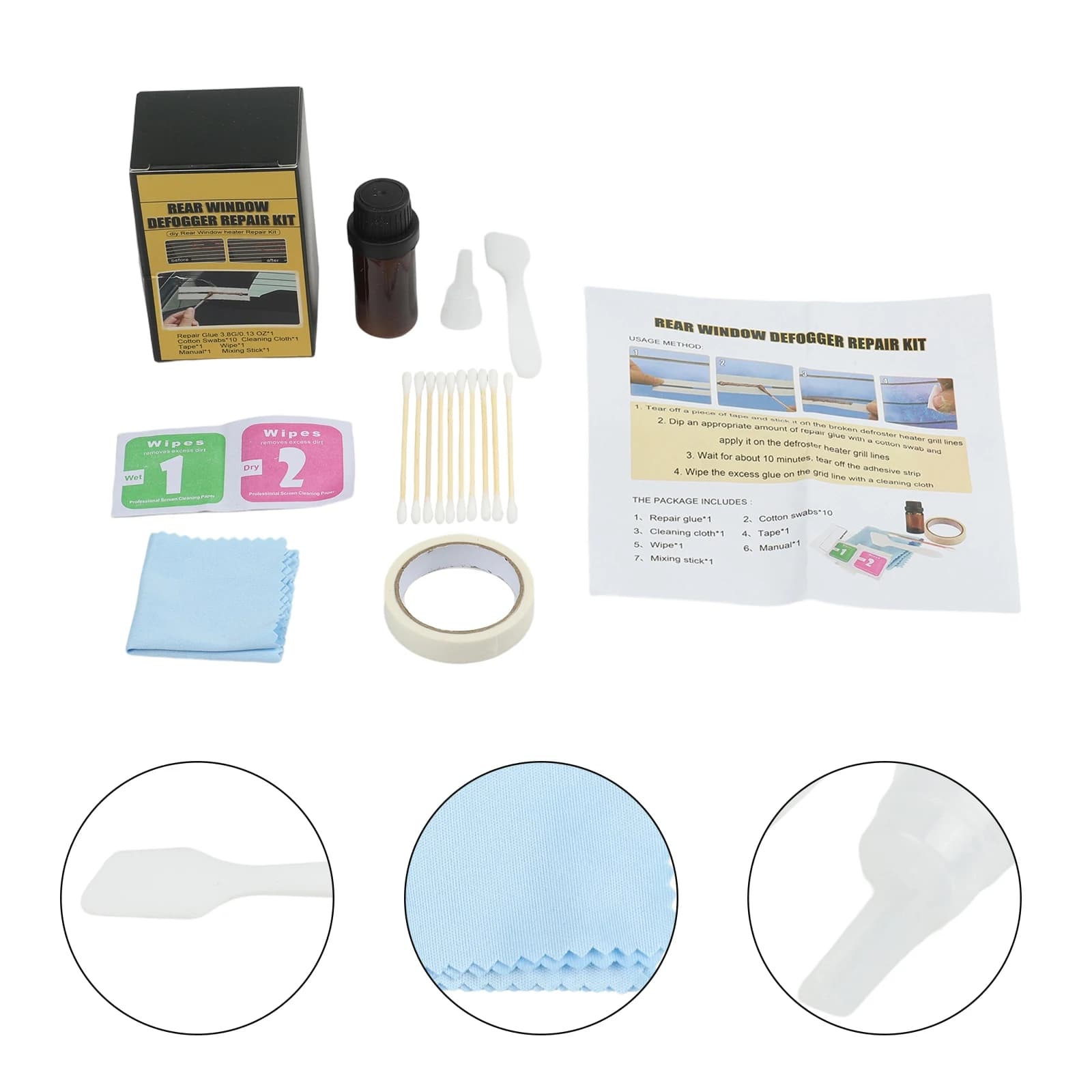 Car Rear Windshield Defogger Repair Kit