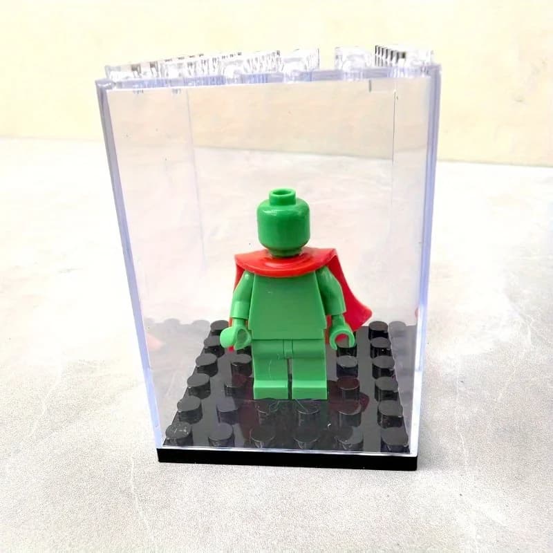 Transparent Display Case for Collectible Figures