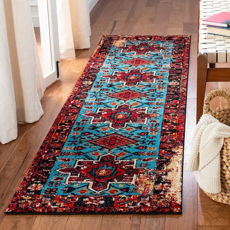 Persian Geometric Runner Rug