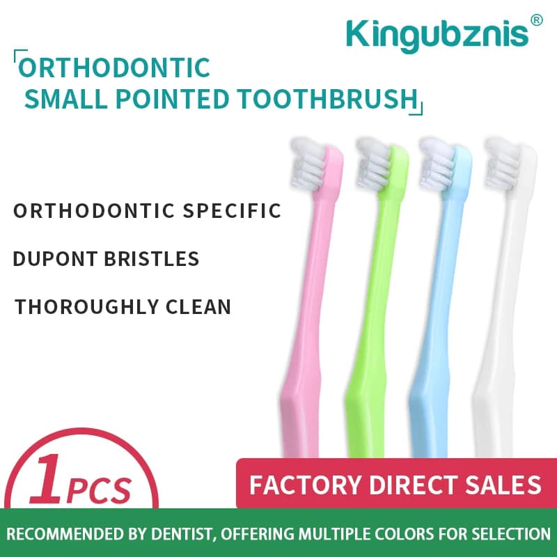 Orthodontic Toothbrush with Soft Bristles