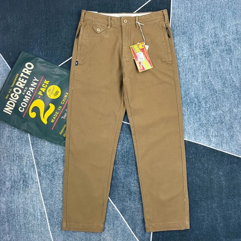 Men's Heavyweight Cotton Straight Leg Work Pants