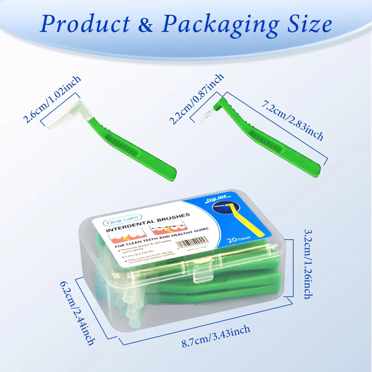 L-Shaped Interdental Brush