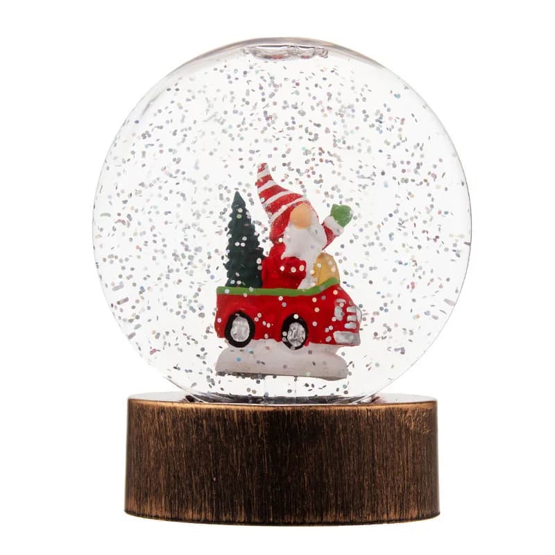 Illuminated Crystal Ball Night Light Wind Lamp