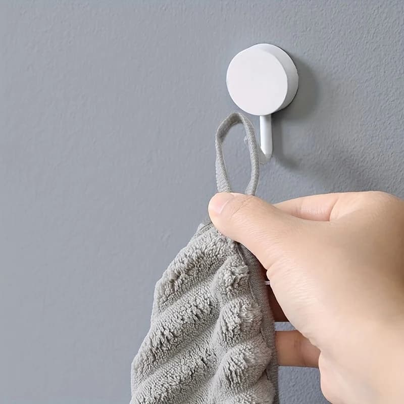 Striped Hand Towels with Hanging Loops, 5-Pack