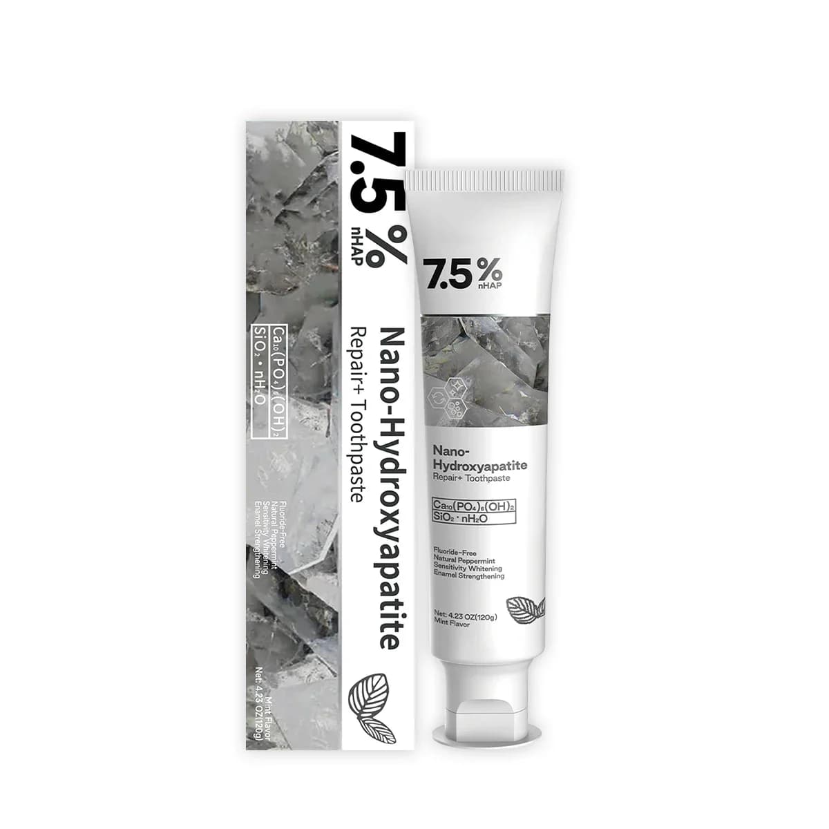 Nano Hydroxyapatite Fluoride-Free Toothpaste