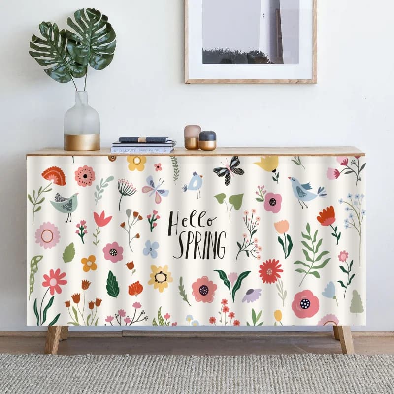 Self-Adhesive Kitchen Cabinet Half Curtain