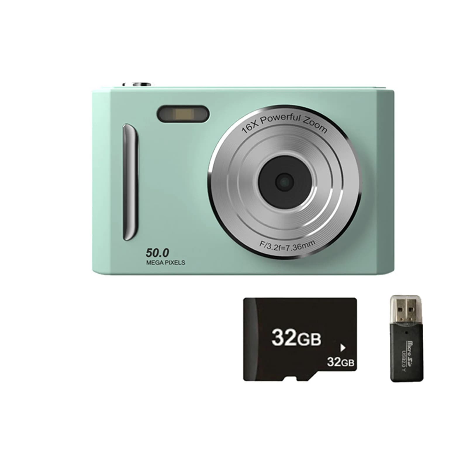 4K Dual Camera with Auto Focus and LED Fill Light