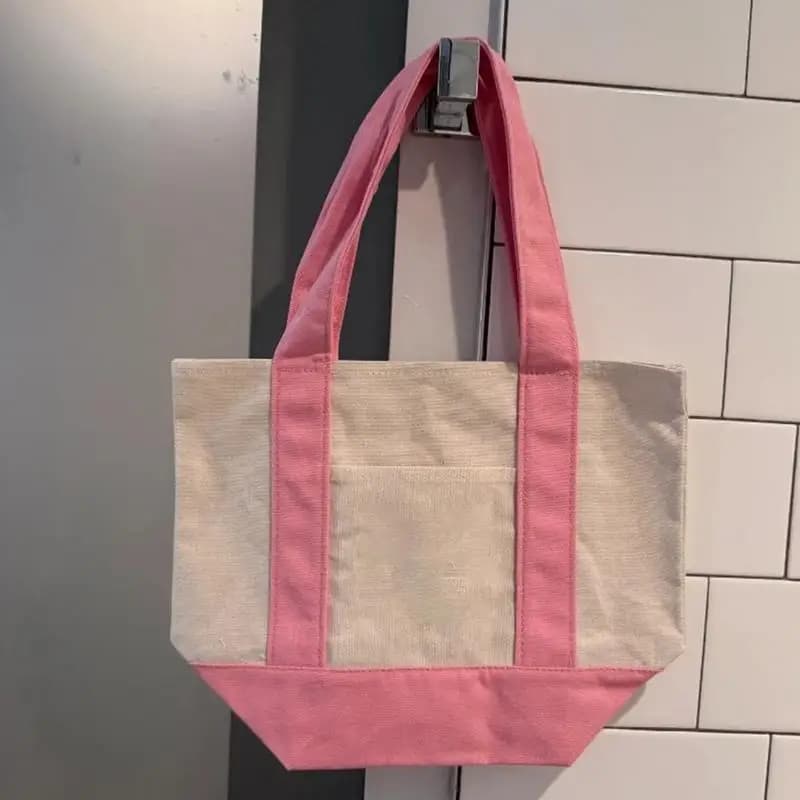 Canvas Minimalist Commuter Tote Bag