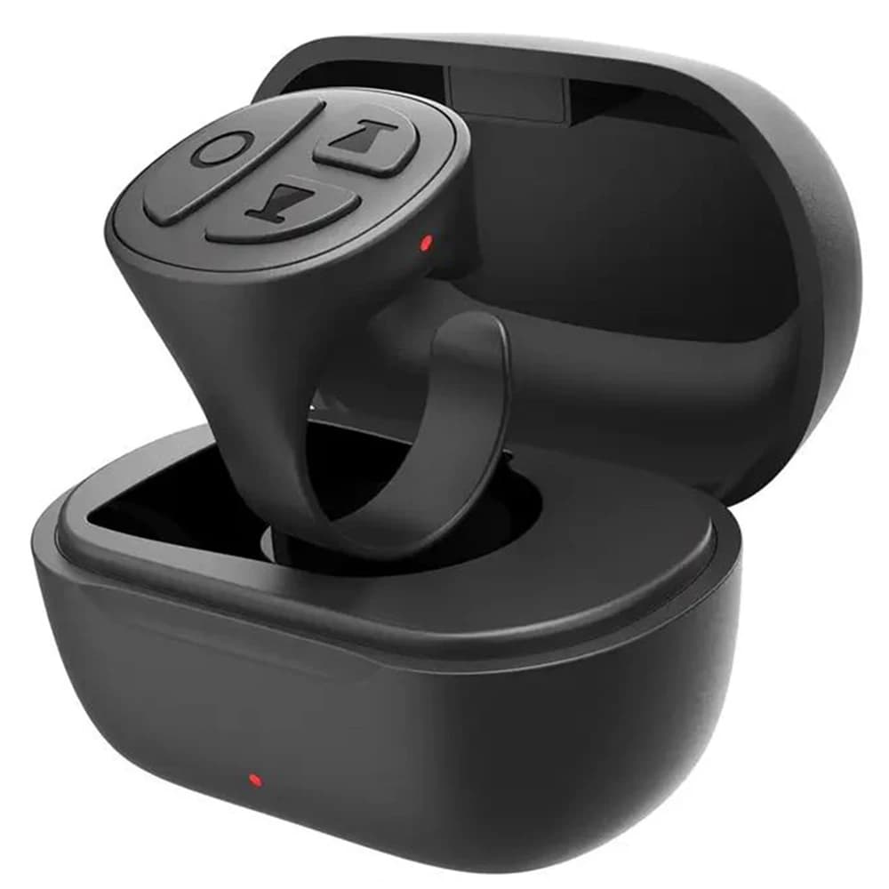 GITFOS Phone Remote Control for TikTok Scroller Ring Bluetooth Page Turning Ring Roller Both Camera Remote Control Function