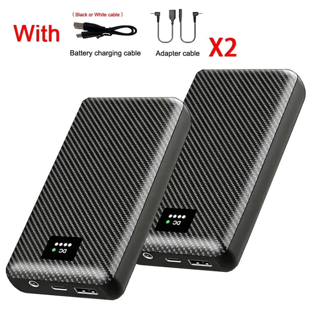 Dual-Mode Power Bank with Cooling Fan and Heated Vest Support