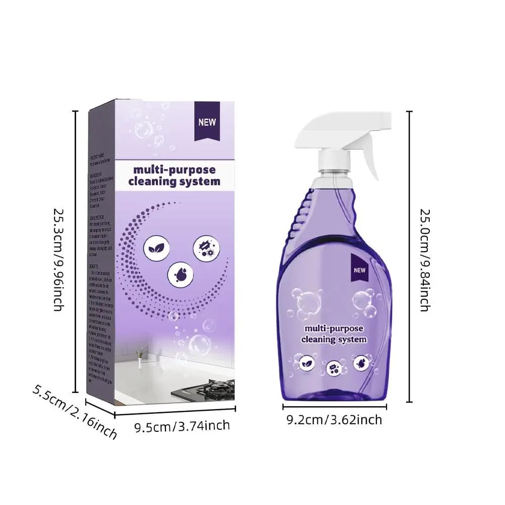 All-Purpose Cleaning Tablet System with Spray Bottle
