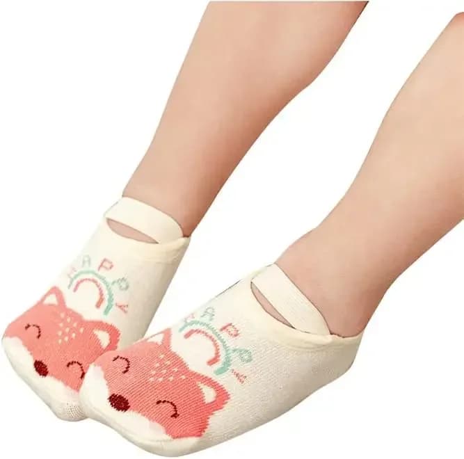Kids Non-Skid Toddler Socks with Grip Sole