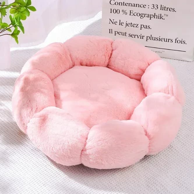 Flower-Shaped Pet Bed for Cats and Small Dogs