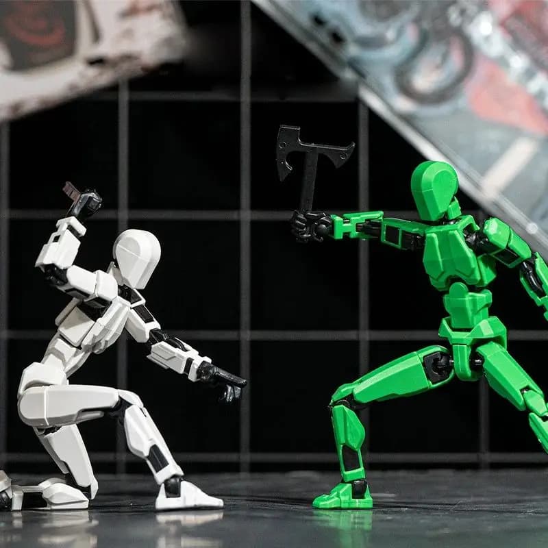 Multi-Jointed Action Figure with Accessories