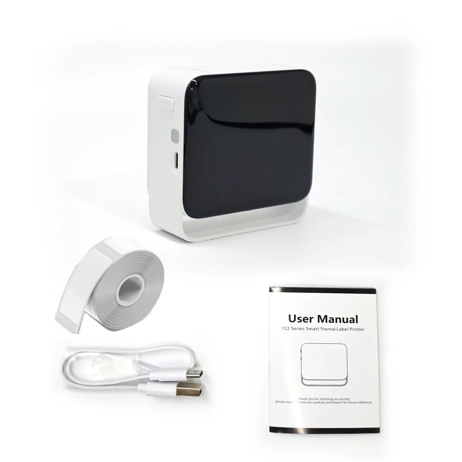 Portable Wireless Label Maker with Paper Roll