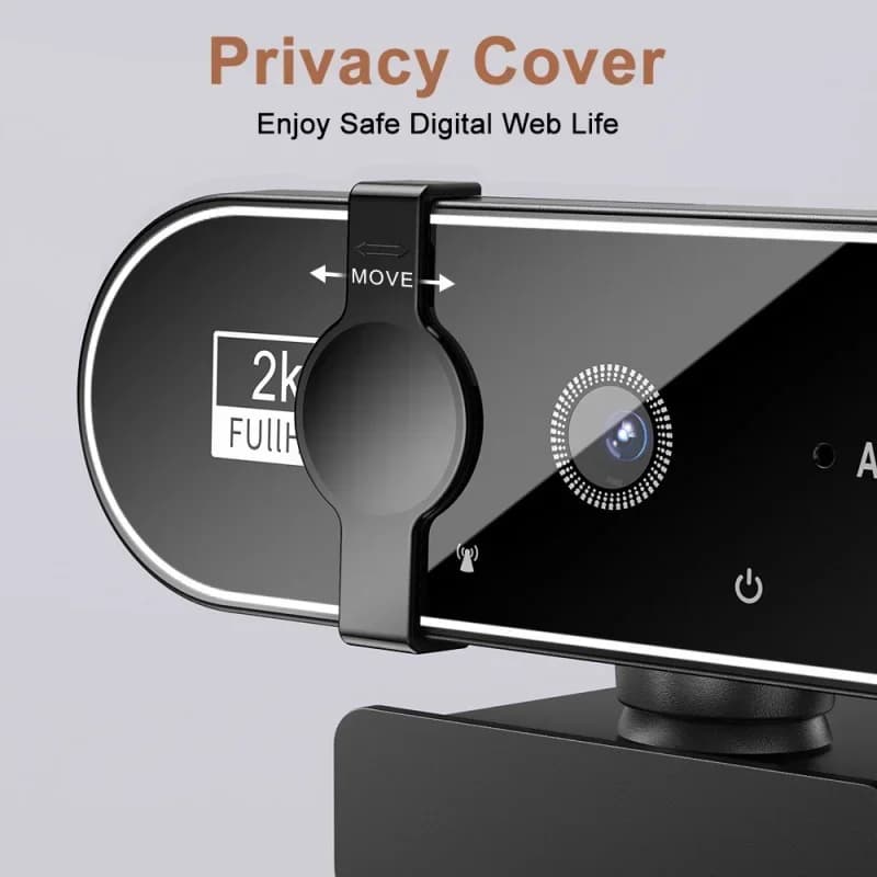 4K HD Webcam Video Camera 2K Autofocus Streaming Web Cam With Microphone Full HD 1080P Webcams for PC/Computer/Laptop