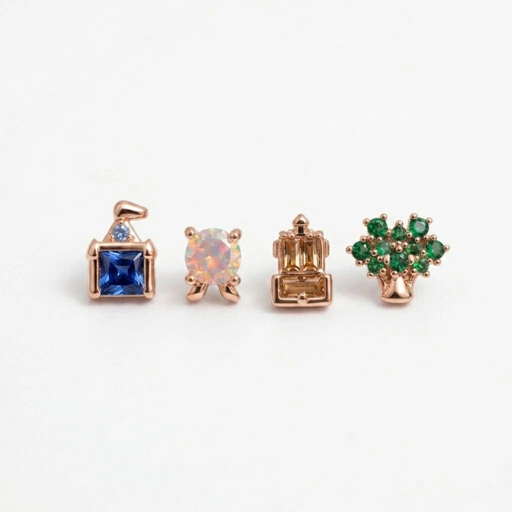Amusement Park Stud Earrings