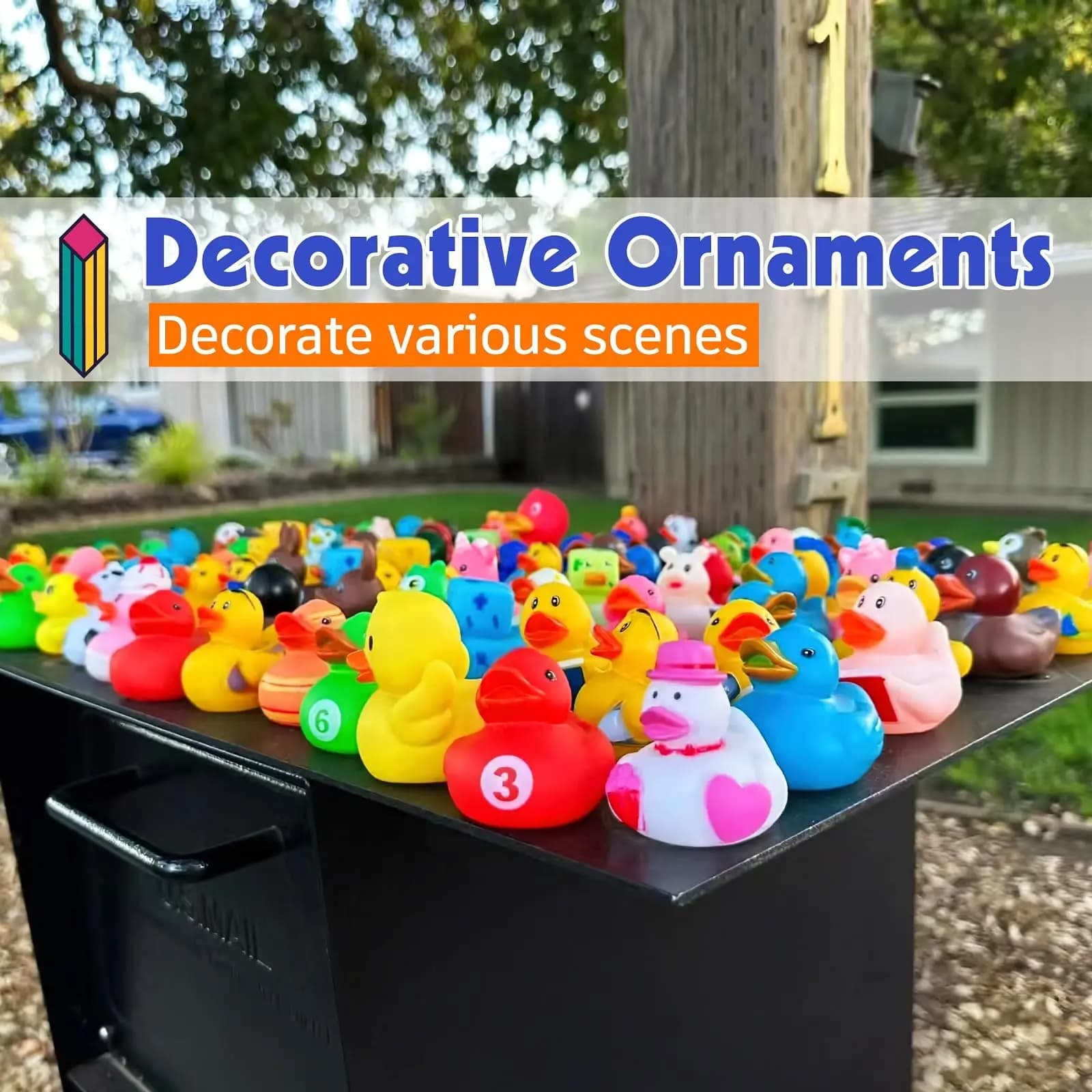 Bulk Assorted Rubber Ducks Party Favors