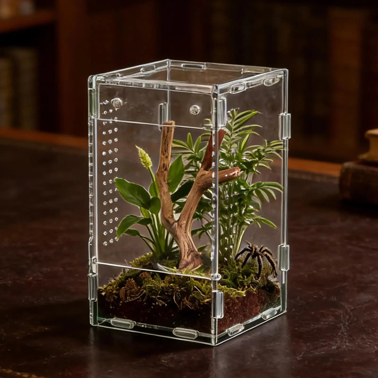 Acrylic Reptile Terrarium Enclosure Habitat