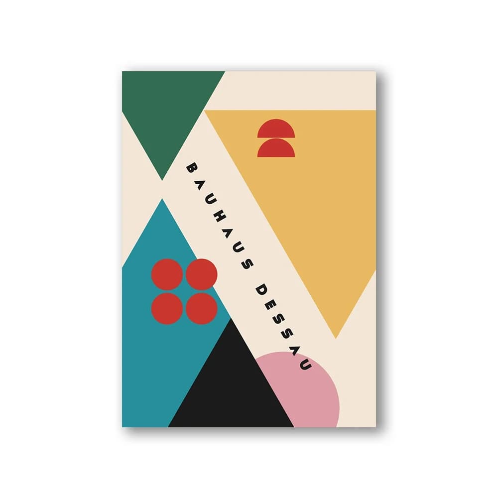 Modern Abstract Bauhaus Nordic Wall Art Poster