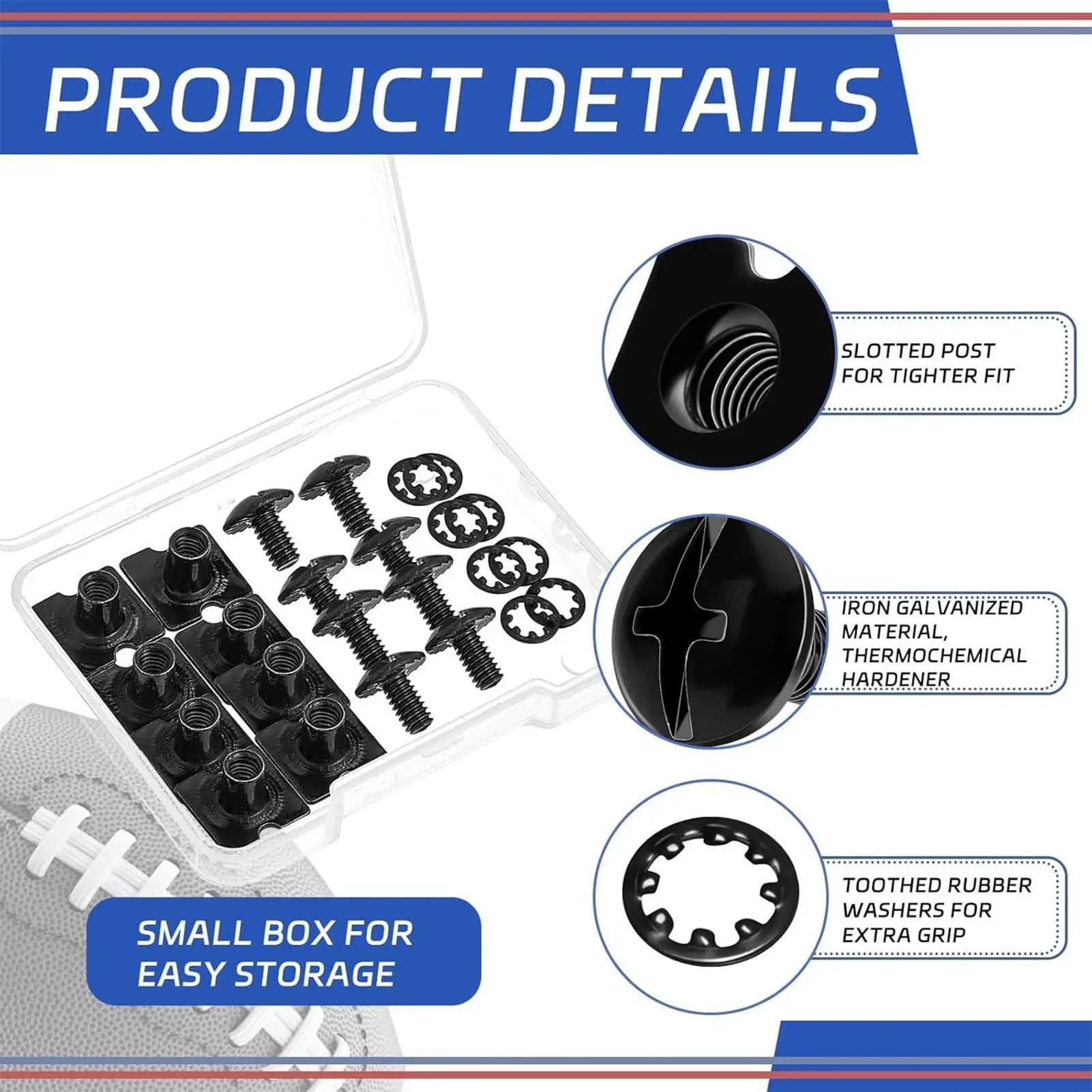 Sports Gear Football Helmet Backplate Screws