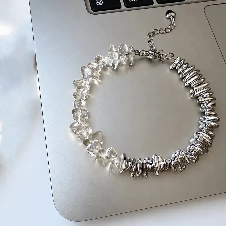 Vintage Pearl Bead Chain Bracelet