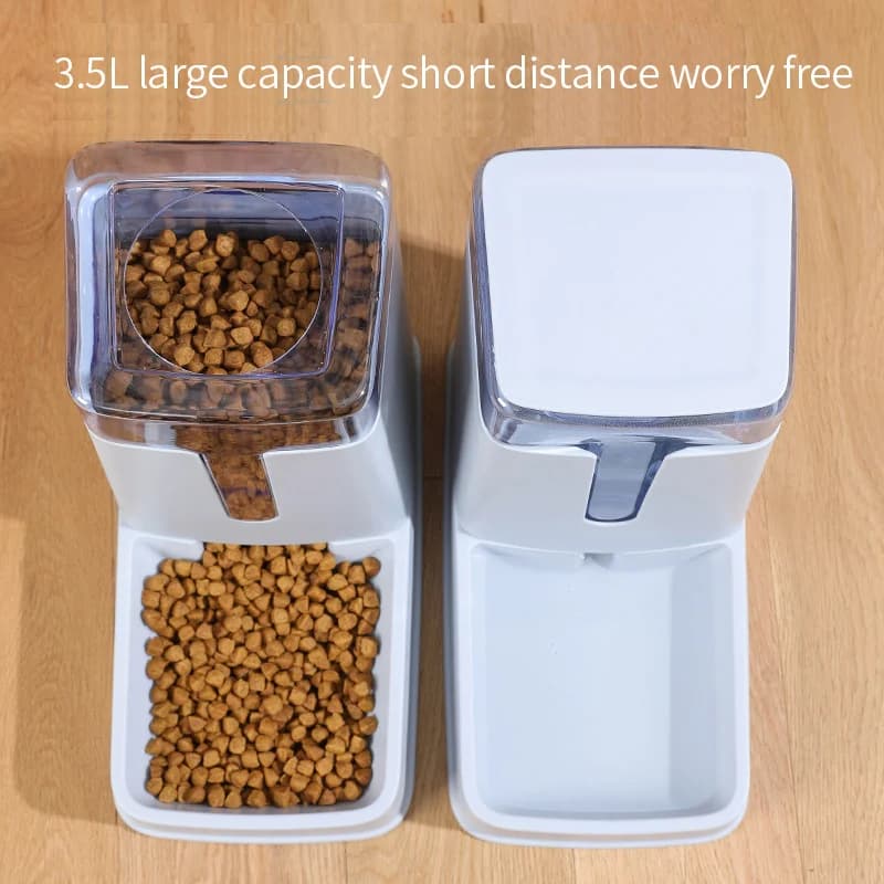 Auto Pet Food Feeder Dispenser Bowl